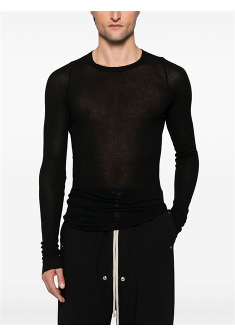 jersey rib uomo nera RICK OWENS | RU01E5250 RC09